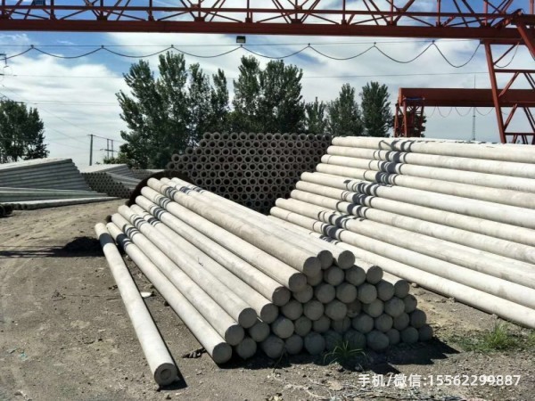 嵩县190*10米非预应力水泥电线杆